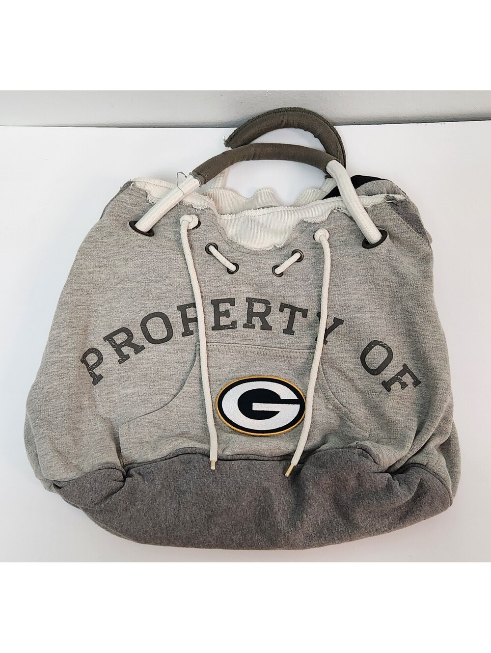 Green Bay Packers Sweatshirt Handbag Property Of Purse Little Earth Pro-FAN-ity
